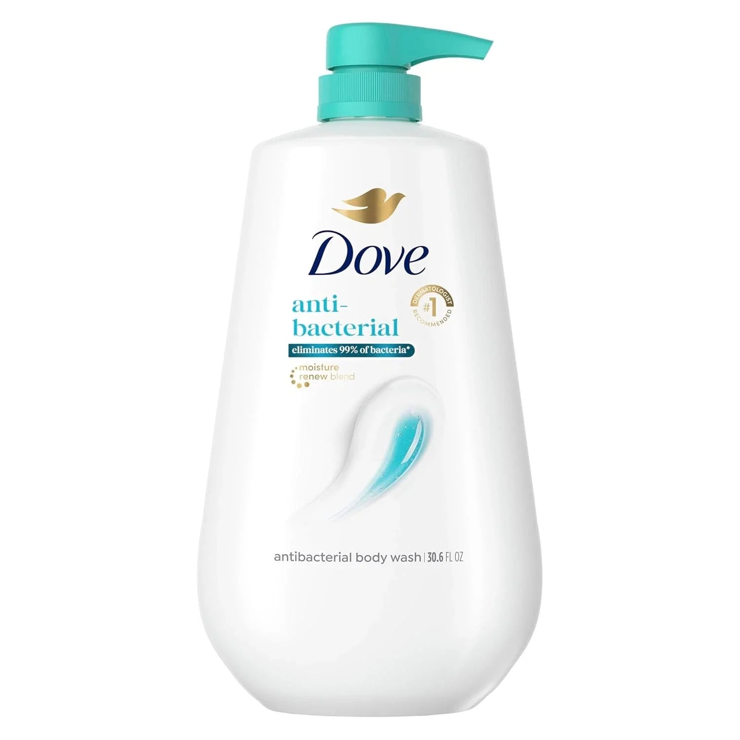 Dove Body Wash with Pump Antibacterial For All Skin Types Protects from Dryness